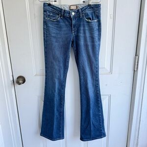 Paige Denim Bootcut Jeans Size 28 Hollywood Hills low Rise Medium Wash‎